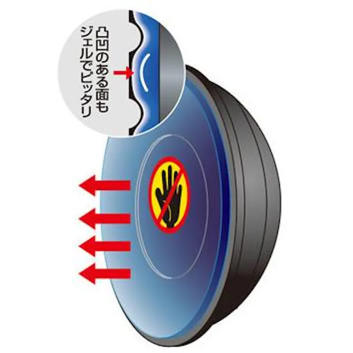 防犯用窓ストッパー(吸盤式) 83x108x43mm EA983TX-10 4548745986082【別送品】