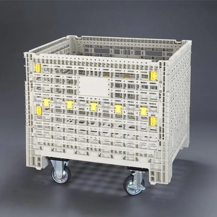 ESCO 810x515x595mm/ 500kg メッシュパレット(キャスター付) 大型コンテナ・パレット 4550061554166 EA985R-10(CDC)【別送品】