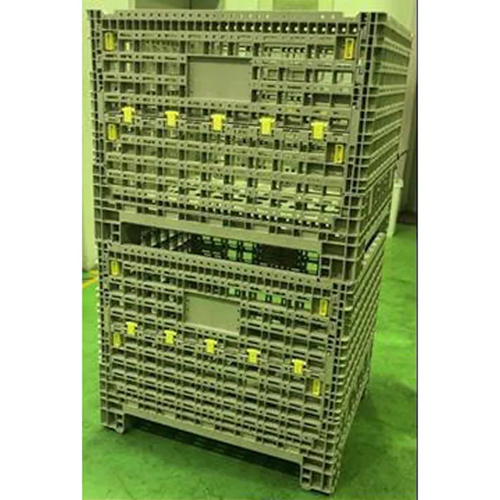 ESCO 810x515x595mm/ 500kg メッシュパレット(キャスター付) 大型コンテナ・パレット 4550061554166 EA985R-10(CDC)【別送品】