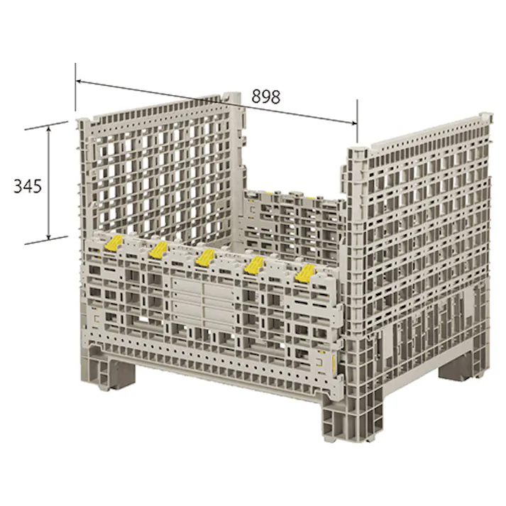 ESCO 1030x855x840mm/1500kg メッシュパレット 大型コンテナ・パレット 4550061071816 EA985R-11(CDC)【別送品】