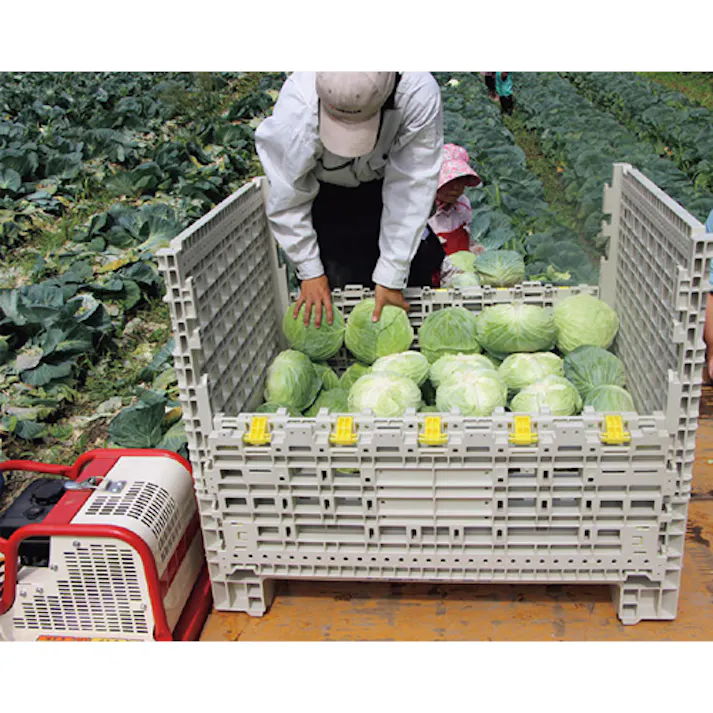 ESCO 1030x855x840mm/1500kg メッシュパレット 大型コンテナ・パレット 4550061071816 EA985R-11(CDC)【別送品】