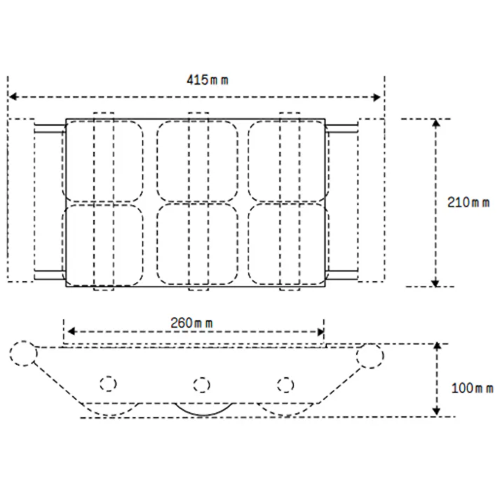 ESCO 2000kg リフティングローラーセット(荷締機付) 運搬器具 4518340966550 EA986D(CDC)【別送品】