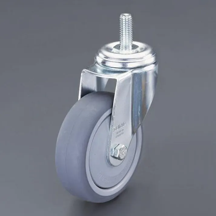 ESCO 75mm/M10 キャスター(自在金具・ねじ式) 運搬車用キャスター(Blickle) 4548745877700 EA986GQ-22(CDC)【別送品】