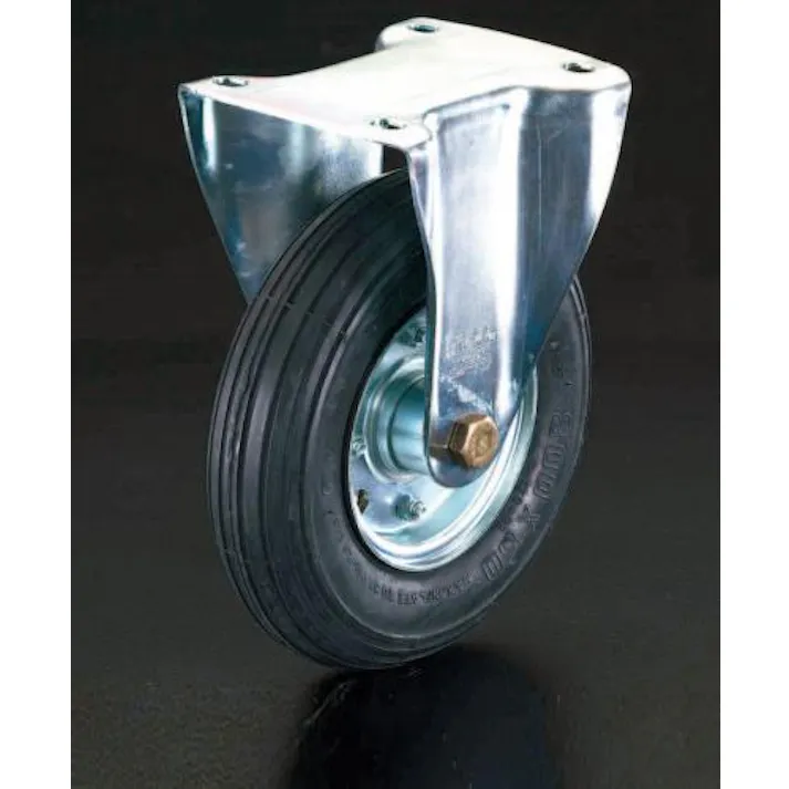 ESCO 220mm キャスター(固定金具・空気入車輪) 運搬車用キャスター(Blickle) 4518340705968 EA986HG-220(CDC)【別送品】