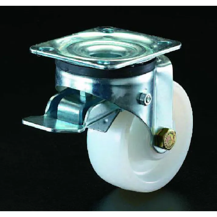 ESCO 125mm キャスター(自在金具・前輪ブレーキ付) 運搬車用キャスター(Blickle) 4518340144194 EA986HM-3(CDC)【別送品】
