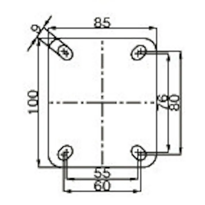 ESCO 75mm キャスター(自在金具・ナイロン車輪) 運搬車用キャスター(Blickle) 4518340144149 EA986HM-75(CDC)【別送品】