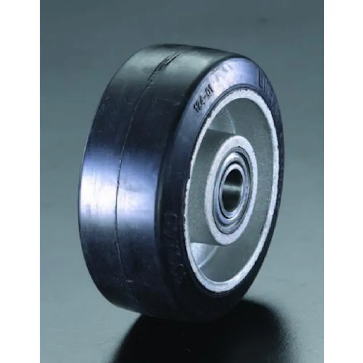 ESCO 150x50mm 車輪(ラバータイヤ・アルミホイール) 運搬車用キャスター(Blickle) 4518340790834 EA986M-150(CDC)【別送品】