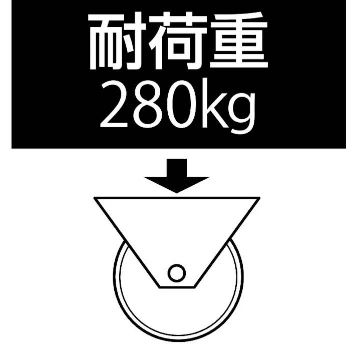 ESCO 100x37mm 車輪(ナイロン・Ballベアリング) 運搬車用キャスター(Blickle) 4518340791176 EA986MB-4(CDC)【別送品】