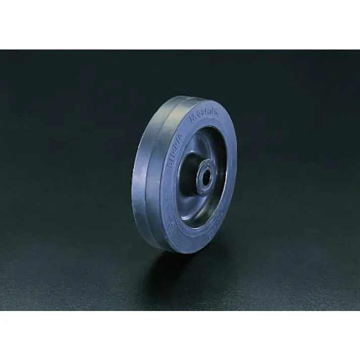 ESCO 250x50mm 車輪(ラバータイヤ・ナイロンリム・ローラーベアリング 運搬車用キャスター(Blickle) 4518340706576 EA986MJ-250(CDC)【別送品】