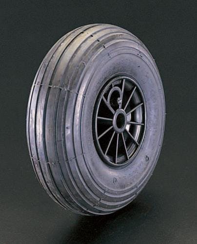 車輪(空気入・PPリム) 300x100mm EA986MV-301 4518340527263【別送品】