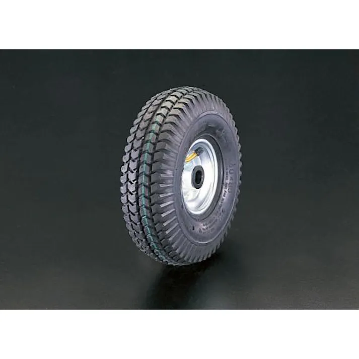 ESCO 220x 65mm 車輪(空気入・スティールリム・ベアリング) 運搬車用キャスター(Blickle) 4518340706743 EA986MW-220(CDC)【別送品】