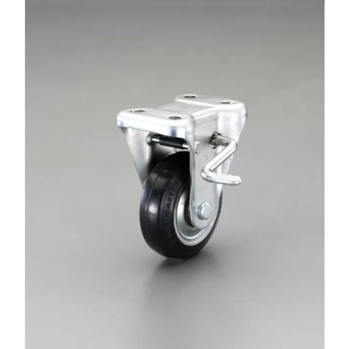 東正車輌(TOSEI) 130mm キャスター(固定金具・ブレーキ付) 運搬車用キャスター 4548745997453 EA986PN-23(CDC)【別送品】