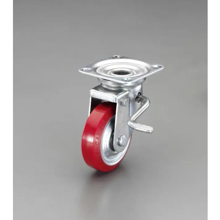 東正車輌(TOSEI) 100mm キャスター(自在金具・ブレーキ付) 運搬車用キャスター 4548745996319 EA986PN-82(CDC)【別送品】
