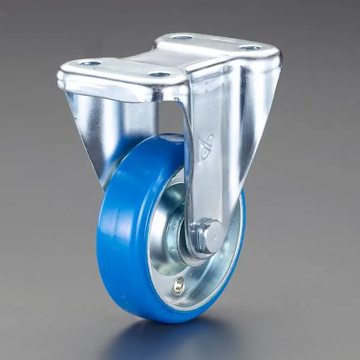 ナンシン 200mm キャスター(固定金具付) 運搬車用キャスター 4550061542262 EA986PT-255(CDC)【別送品】