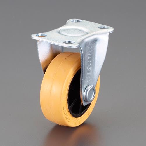 ナンシン キャスター(固定金具付・静電防止) 65mm EA986PT-602 4550061600405【別送品】