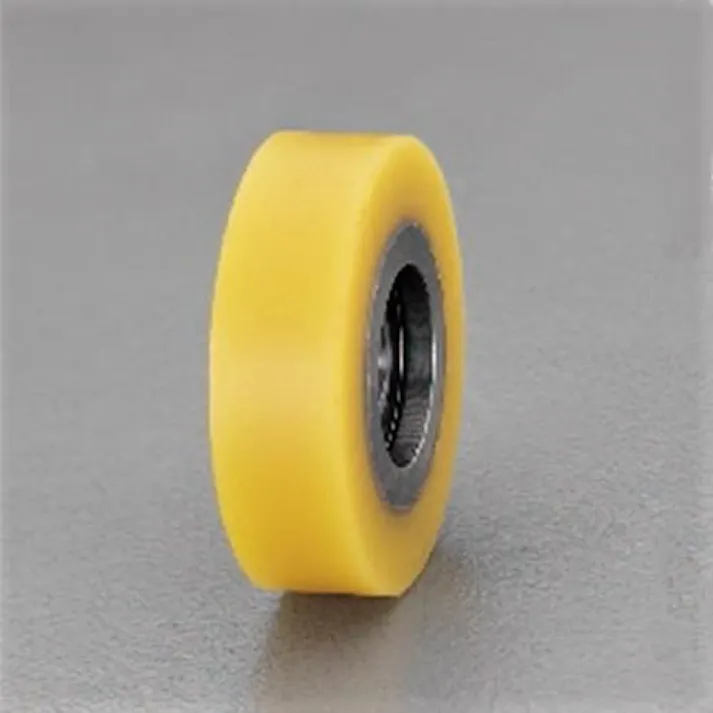 ESCO 34x16mm/ 8mm ガイドローラー(ポリウレタン製) 戸車 4518340142121 EA986RW-3(CDC)【別送品】