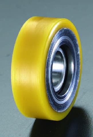 ガイドローラー(ポリウレタン製) 50x15mm/10mm EA986RX-4 4518340791596【別送品】