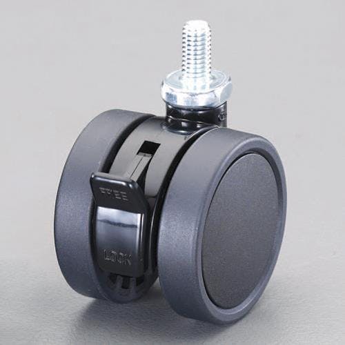 東信製作所(トーシン) キャスター(ツインホイール・ブレーキ付) 40mm EA986TG-16 4548745902846【別送品】