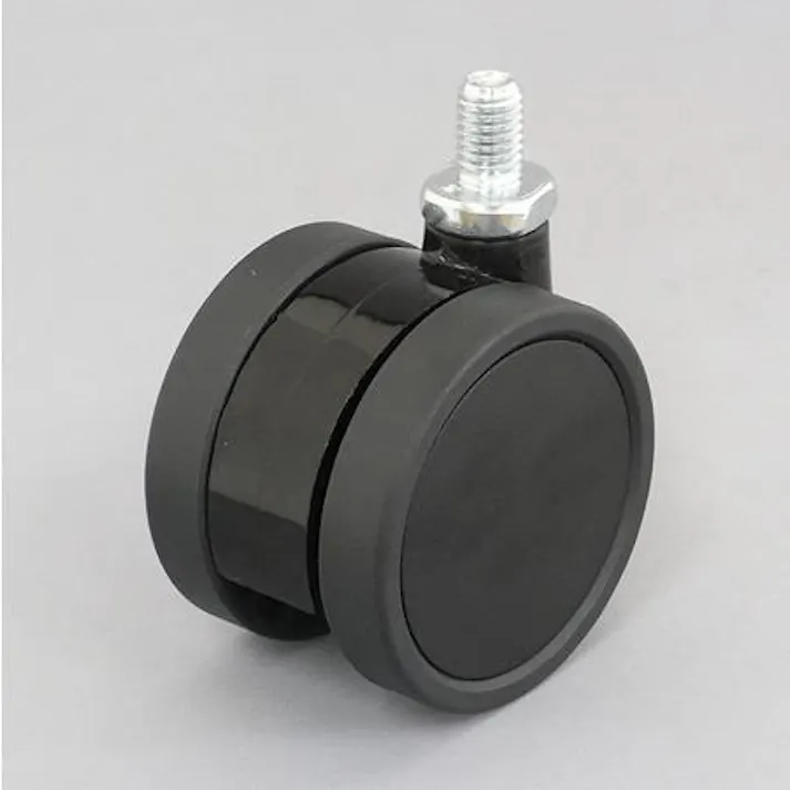 東信製作所(トーシン) 60mm キャスター(ツインホイール/ブレーキ付/M10xP1.5) 家具用キャスター 4550061756768 EA986TG-38(CDC)【別送品】