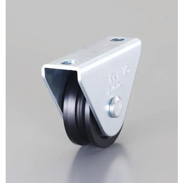 ESCO 120mm/1000kg 戸車(V型・重量用) 戸車 4548745549201 EA986VA-120(CDC)【別送品】