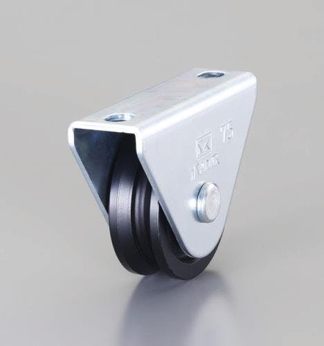 戸車(V型・重量用) 90mm/700kg EA986VA-90 4548745549188【別送品】