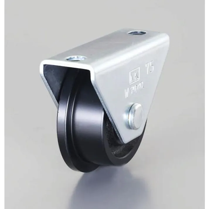 ESCO 100mm/1200kg 戸車(レール用・重量用) 戸車 4548745572551 EA986VD-100(CDC)【別送品】