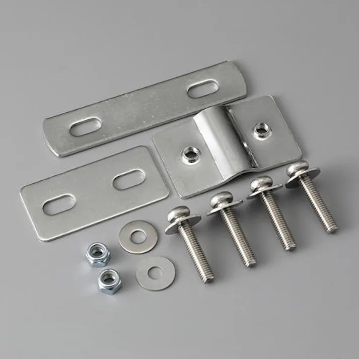 ESCO 自転車カゴ取付金具(前用/W金具/ステンレス) 自転車・自転車用アクセサリー 4550061590034 EA986YF-54(CDC)【別送品】