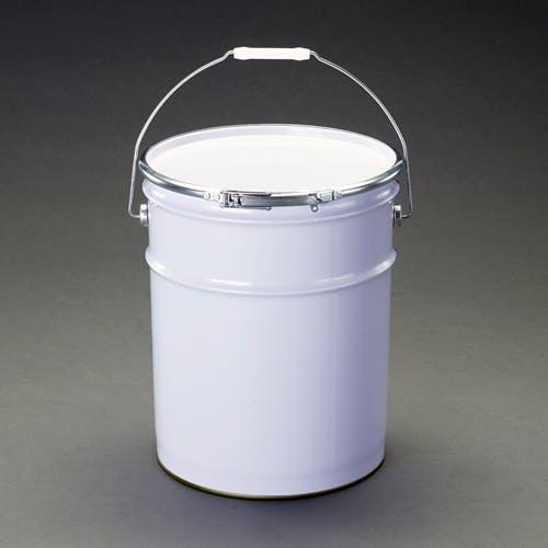 ESCO 20L ペール缶(バンドタイプ) 燃料携行缶、オイル専用安全