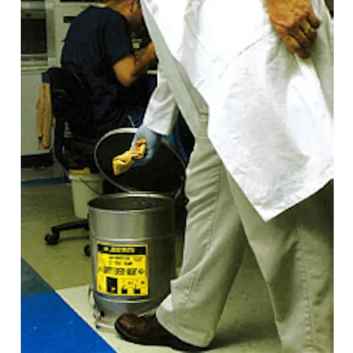 工業用ダスト缶(セーフティー/静音) φ117x165mm/23L EA991JS-41 4550061397404【別送品】