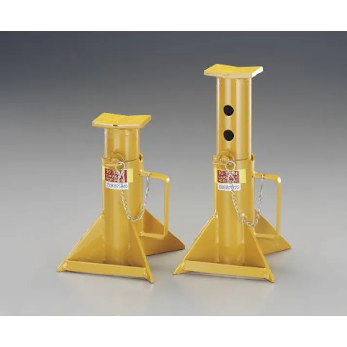 ESCO 13ton/241-406mm ジャッキスタンド(フォークリフト用/2台 タイヤストッパー、ジャッキ・スタンド 4548745450200 EA993DS-4(CDC)【別送品】