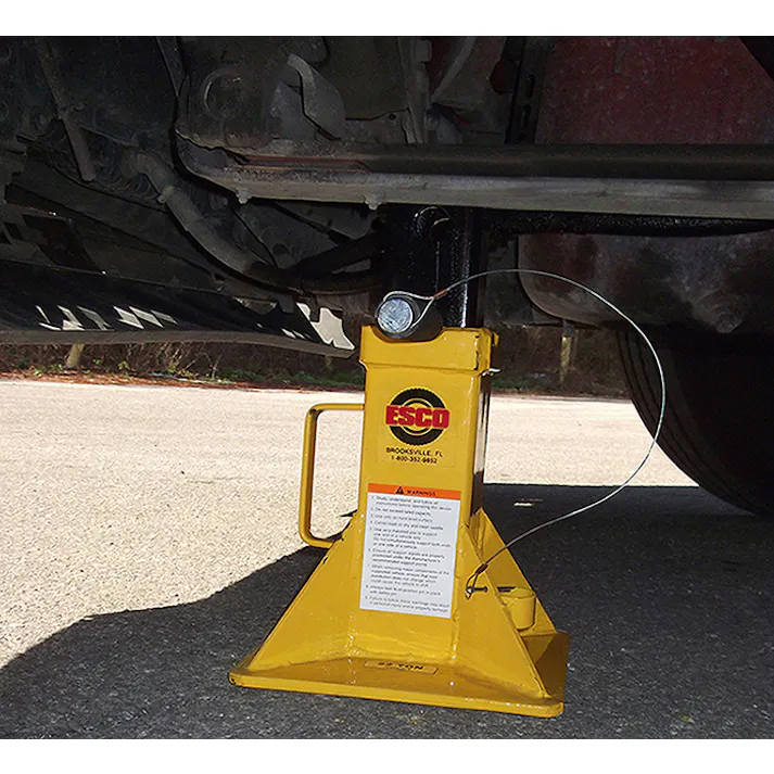 ESCO 22 ton/355- 508mm ジャッキスタンド タイヤストッパー、ジャッキ・スタンド 4548745757668 EA993DS-5(CDC)【別送品】