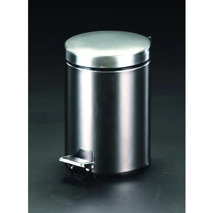 テラモト ダストボックス(ペダル開閉型/ステンレス製) 3.0L EA995AA-10C 4518340613560【別送品】