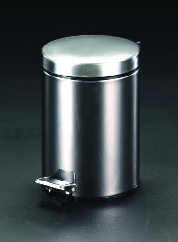 テラモト ダストボックス(ペダル開閉型/ステンレス製) 20.0L EA995AA-10F 4518340613591【別送品】