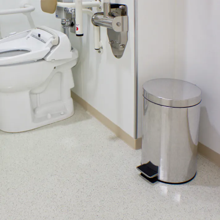 テラモト ダストボックス(ペダル開閉型/ステンレス製) 20.0L EA995AA-10F 4518340613591【別送品】