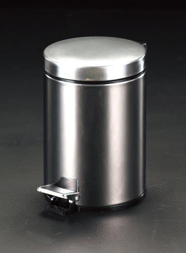 テラモト ダストボックス(ペダル開閉型/ステンレス製) 30.0L EA995AA-10L 4548745609554【別送品】