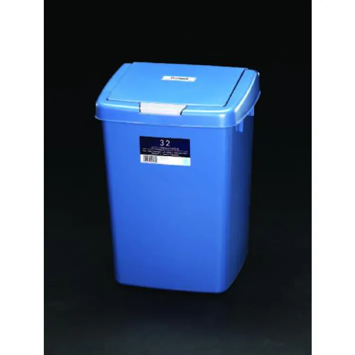 テラモト 330x330x470mm/32L ダストボックス(蓋付) バケツ、ピックアップ、ごみ箱 4518340613614 EA995AA-16A(CDC)【別送品】