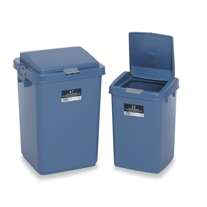 テラモト 330x330x470mm/32L ダストボックス(蓋付) バケツ、ピックアップ、ごみ箱 4518340613614 EA995AA-16A(CDC)【別送品】