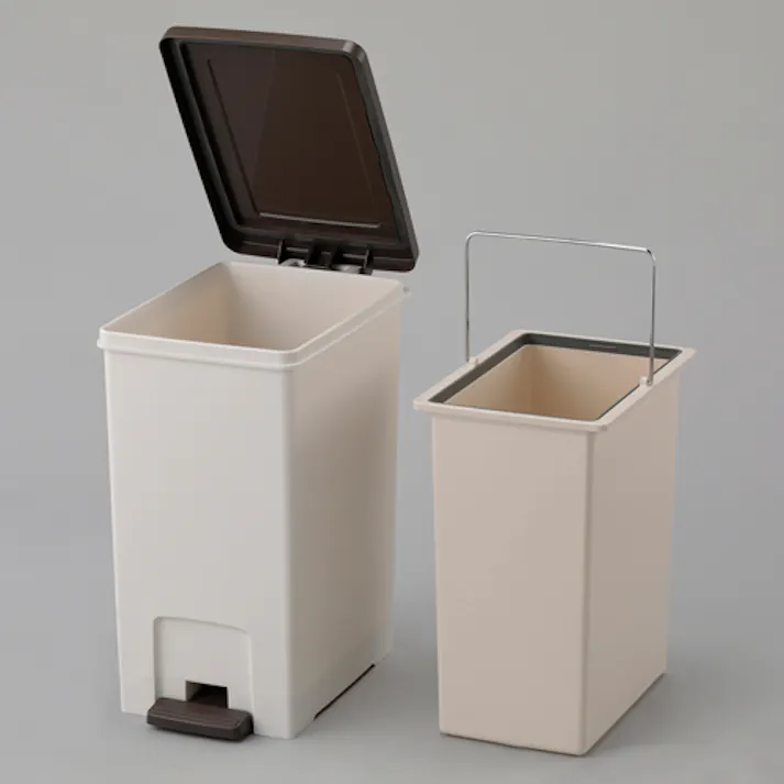 アスベル(ASVEL) ダストボックス(ペダル開閉) 222x353x419mm/15.0L EA995AA-196 4550061897768【別送品】