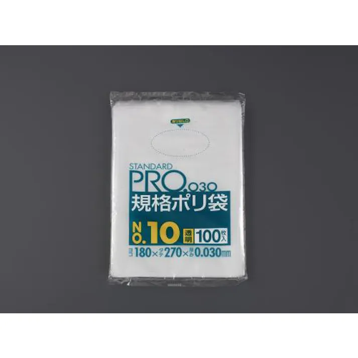 日本サニパック 規格ポリ袋(透明/2号/100枚) 80x120mm EA995AD-252 4550061398289【別送品】