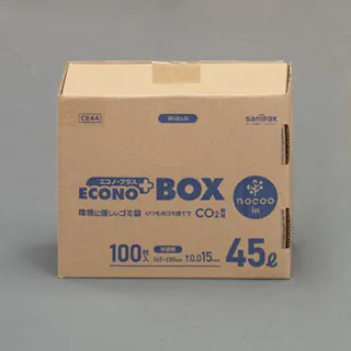 日本サニパック ポリ袋(半透明/100枚) 650x800mm/45L EA995AD-341A 4550061114100【別送品】