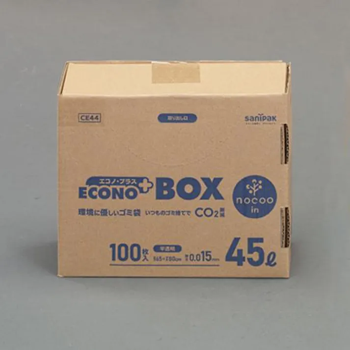 日本サニパック ポリ袋(半透明/100枚) 650x800mm/45L EA995AD-341A 4550061114100【別送品】