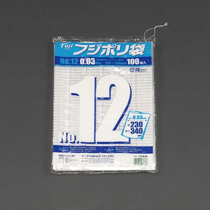 ESCO 300x450mm ポリ袋(紐付/100枚) 洗面・バス・トイレ用備品・消耗品・エチケット商品 4550061719312 EA995AD-97B(CDC)【別送品】