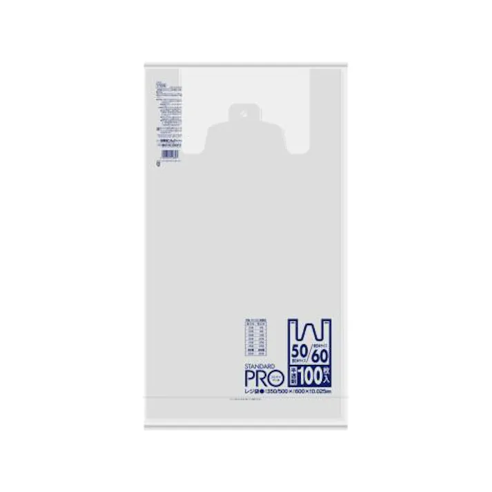 日本サニパック 350/500x600mm 手提げ袋(半透明/HDPE/100枚 洗面・バス・トイレ用備品・消耗品・エチケット商品 4550061822210 EA995AF-17(CDC)【別送品】