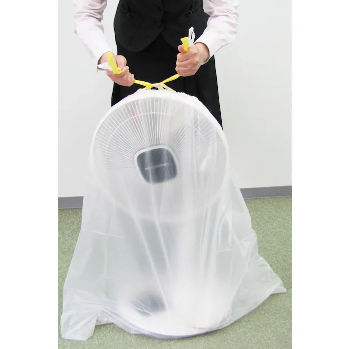 ESCO 45L ごみ袋(ヒモ付/10枚) 洗面・バス・トイレ用備品・消耗品・エチケット商品 4548745754629 EA995AN-2(CDC)【別送品】