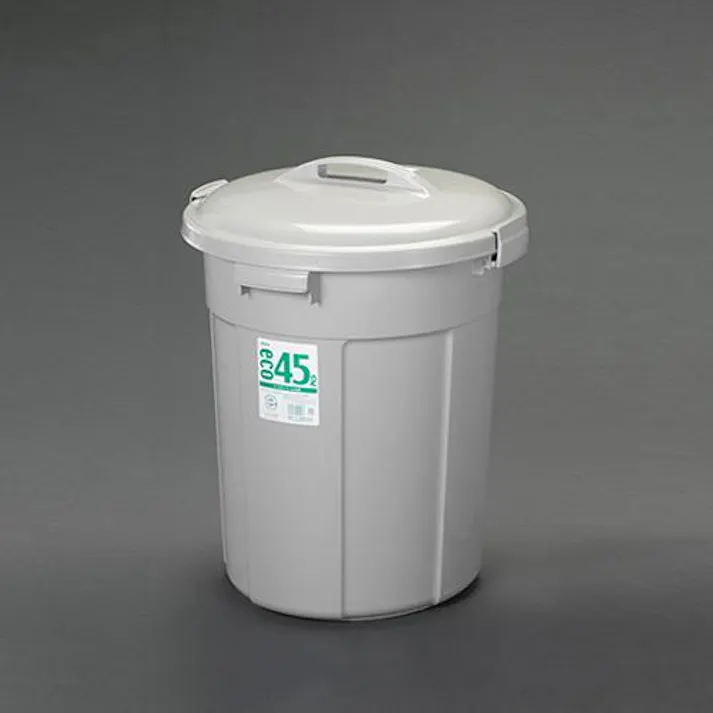 ESCO 45L ダストボックス(蓋付) バケツ、ピックアップ、ごみ箱 4518340509641 EA995CA-131(CDC)【別送品】