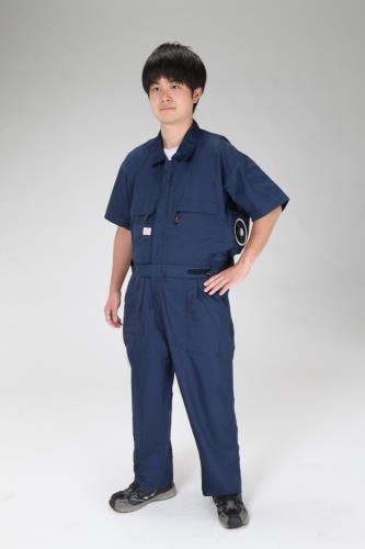 ESCO エスコ [3L] 夏用・継ぎ服(青) EA996AA-84 エスコ [3L] 夏用・継ぎ服(青) EA996AA-84 入数：1着
