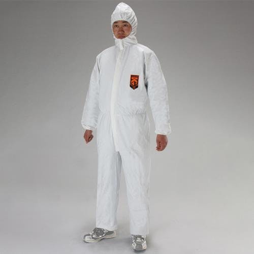 日本製紙クレシア(CRECiA) 防護服(使い捨て/液体防護用) [XL] EA996AY-3A 4550061627419【別送品】