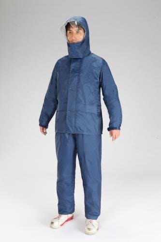 おたふく手袋 透湿型レインウェアー(ネイビー) [3L] EA996XD-24A 4518340008298【別送品】