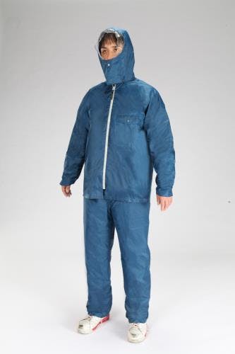 おたふく手袋 レインウェアー(ネイビー) [L] EA996XP-2C 4518340008311【別送品】