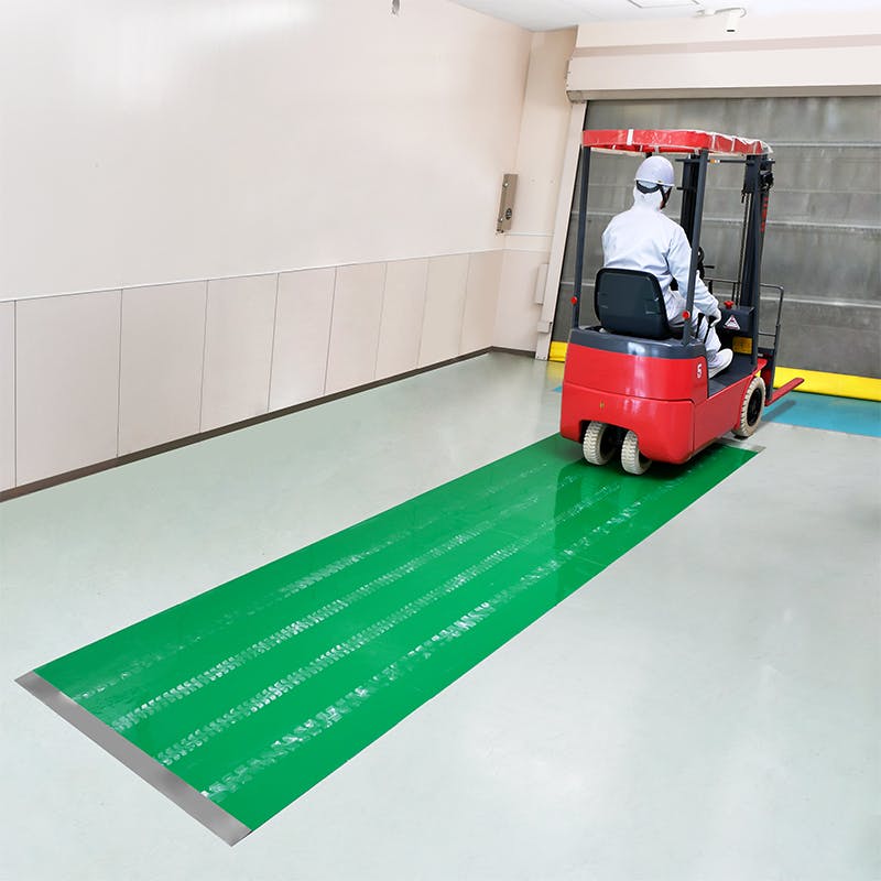 ESCO 900x600x 3mm 重量物車両用粘着マット(ウレタン) (四輪